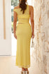 'Dramatique' Asymmetrical Sleeveless Dress - Celes Fashion